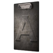 Metal-Rustikal-A-Monogramm-Zwischenablage Klemmbrett (Links)