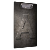 Metal-Rustikal-A-Monogramm-Zwischenablage Klemmbrett (Rechts)