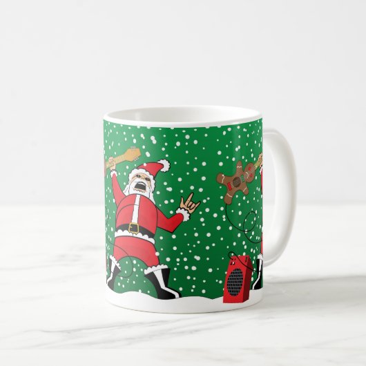 Metal Santa Kaffeetasse (VorderseiteRechts)