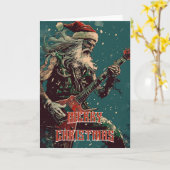 Metal Santa Karte (Gelbe Blume)