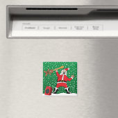 Metal Santa Magnet (In Situ (Geschirrspüler))