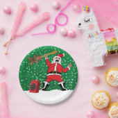 Metal Santa Pappteller (Party)