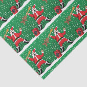 Metal Santa Seidenpapier (Ausschnitt)