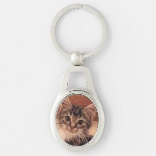Metal Schlüsselanhänger Kitten Katzen Schlüsselrin
