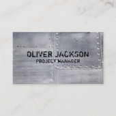 Metal Sheets Riveted Visitenkarte (Vorderseite)