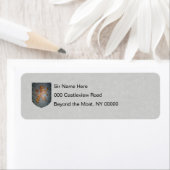 Metal Shield Lion Graue Imitate (Insitu)