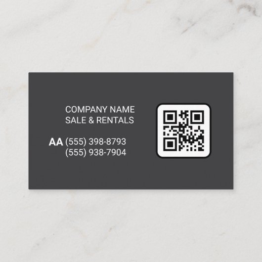 Metal Shine Visitenkarte (Rückseite)