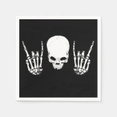 Metal Skull Napkins Serviette (Vorderseite)