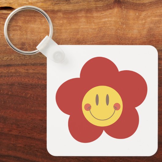  Metal Square Keychain Schlüsselanhänger (Vorderseite)