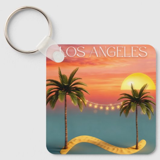 Metal Square Keychain Schlüsselanhänger (Vorderseite)