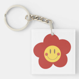  Metal Square Keychain Schlüsselanhänger