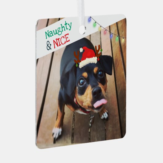 Metal Square Ornament (Vorderseite Rechts)