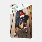 Metal Square Ornament Aus Metall (Vorderseite links)