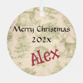 Metal Square Ornament Aus Metall (Rückseite)