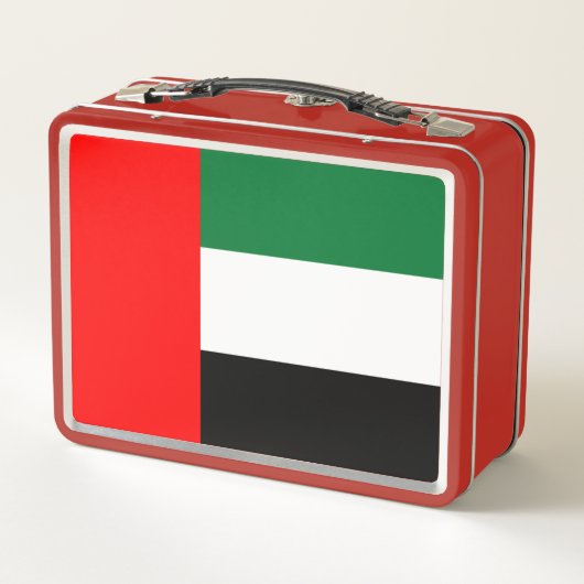 Metal Stainless Lunchbox - Flagge der VAE (Rückseite)