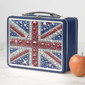 Metal Stainless Lunchbox mit Britischen Farben (Beispiel)
