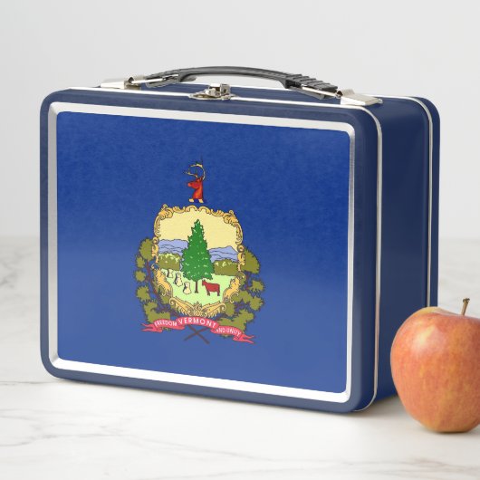 Metal-Stainless-Lunchbox mit der Flagge des Staate Metall Brotdose (Beispiel)