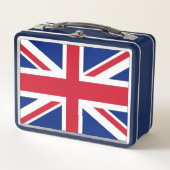 Metal Stainless Lunchbox mit Flagge des Vereinigte (Vorderseite)