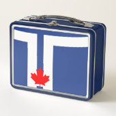 Metal Stainless Lunchbox with flag of Toronto (Vorderseite)