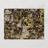 Metal Steampunk Postkarte (Vorderseite)