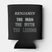 Metal The Man Myth Legend Spaß Dosenkühler (Rückseite)