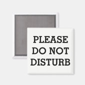 METAL TÜR MAGNET "NICHT STÖREN" (Vorderseite/Rückseite)