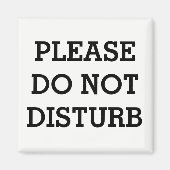 METAL TÜR MAGNET "NICHT STÖREN" (Vorne)