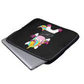 Metal Unicorn Laptopschutzhülle (Vorne Knopf)