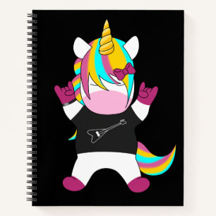 Metal Unicorn Notizblock
