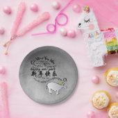 Metal Vietnamese Ox Lunar New Year 2021 p Pappteller (Party)