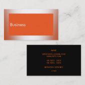 Metal Visitenkarte (Vorne/Hinten)