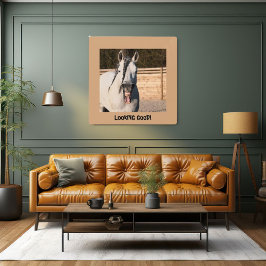 Metal War Art Pferd mit Braids Funny