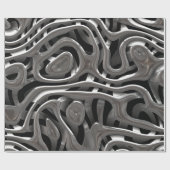 Metal Weave Art 4 Wrapping Paper Geschenkpapier (Flach)