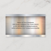 Metal Welder-Logo Visitenkarte (Rückseite)