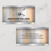Metal Welder-Logo Visitenkarte (Vorne/Hinten)