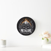 Metalcore Runde Wanduhr (Zuhause)