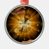 Metalen ornament met de leer van Vishnuh  (Vorne)