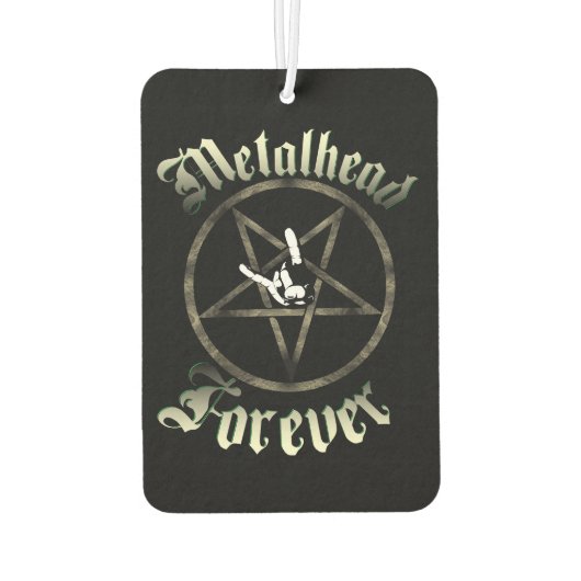 METALHEAD AIR FRESHENER AUTOLUFTERFRISCHER (Rückseite)
