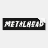 Metalhead Autoaufkleber (Vorne)