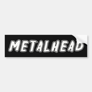 Metalhead Autoaufkleber
