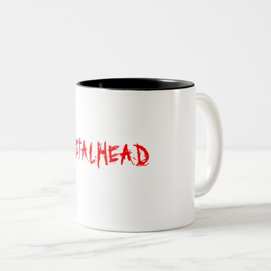 METALHEAD ZWEIFARBIGE TASSE (VorderseiteRechts)