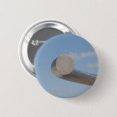 Metalic Blue Skies Button (Vorne & Hinten)