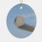 Metalic Blue Skies Keramikornament (Links)