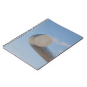 Metalic Blue Skies Notizblock (Linke Seite)