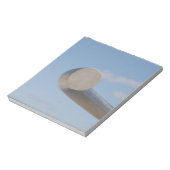 Metalic Blue Skies Notizblock (Rotiert)