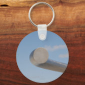 Metalic Blue Skies Schlüsselanhänger (Vorderseite)