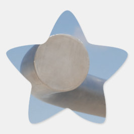 Metalic Blue Skies Stern-Aufkleber