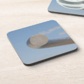 Metalic Blue Skies Untersetzer (Linke Seite)