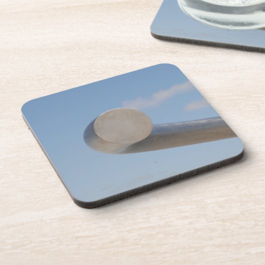 Metalic Blue Skies Untersetzer (Linke Seite)