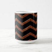Metalic Bronze Zig Zag Muster Kaffeetasse (Mittel)